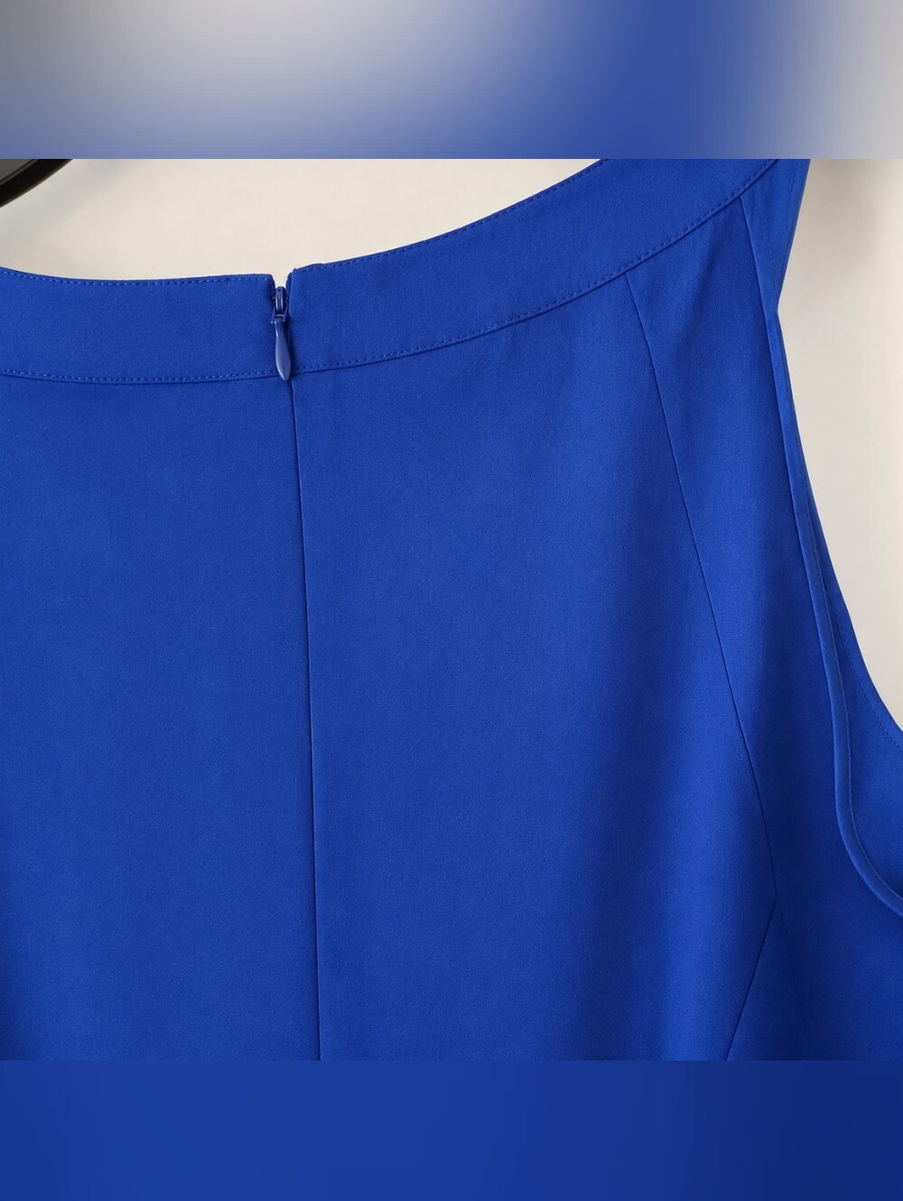 NWOT Jones New York Royal Blue Linen Dress - Picture 6 of 6
